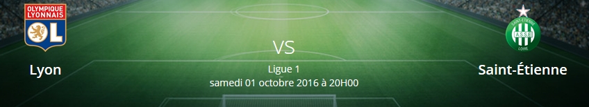 Pronostics Lyon-Saint-Étienne Ligue 1